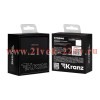 Выключатель 1-кл. СП STRONG MIELE 10А с подсветкой антрацит Kranz KR-78-0713-5