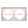 Рамка 2-постовая MIELE жемчуг Kranz KR-78-0752-4
