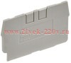 Заглушка для CP 2.5кв.мм сер. IEK YCT20-00-K03-002-ZGL