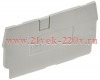 Заглушка для CP 4кв.мм сер. IEK YCT20-00-K03-004-ZGL