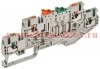 Колодка клеммная CP-ML 2 ур. нож. разм. 2.5кв.мм сер. IEK YCT23-04-2-K03-002