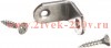 Угол мебельный 19х19х12 с шурупом цинк (уп.4шт) Tech-KREP 110081