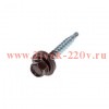 Саморез кровельный 4.8х35мм окрашенный RAL 8017 короб (уп.250шт) Kranz 1202-4835-3