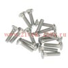 Болт мебельный DIN 603 6х25 упаковка поставщика (уп.2700шт) Kranz 1301-0625-1