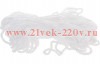 Шнур вязано-плетеный ПП 3мм хозяйств. бел. 20м Tech-KREP 139926