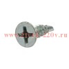 Саморез оконный сверло 3.9х13 бел. цинк (уп.25000шт) Kranz 1504-3913-1