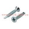 Саморез оконный сверло 3.9х25 бел. цинк (уп.12000шт) Kranz 1504-3925-1