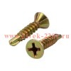 Саморез оконный сверло 3.9х19 желт. цинк (уп.18000шт) Kranz 1505-3919-1