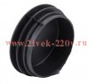 Заглушка внутренняя для трубы D76мм черн. пластик (пакет) Tech-Krep 155046