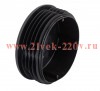 Заглушка внутренняя для трубы D89мм черн. пластик (пакет) Tech-Krep 155047