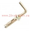 Болт анкерный с Г-обр. крюком HL 12х70 (уп.2шт) Tech-KREP 112567