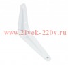 Консоль 75х100х07 бел. накладной 127784