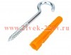 Шуруп-полукольцо 8х80 с унив. дюбелем 12.0х71 (уп.2шт) Tech-KREP 114331