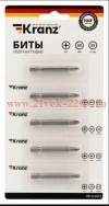 Бита PH1x50мм для шуруповерта сталь S2 (уп.5шт) (лента) Kranz KR-12-6212