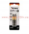 Бита для шуруповерта IMPACT PH2х50мм (уп.2шт) Kranz KR-92-0441