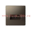 Розетка двойная компьютерная ArtGallery RJ45+RJ45 кат. 6A механизм мокко SE GAL000688