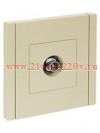 Розетка TV проходная ИЭК FORTE&PIANO FP429 ваниль FP-A10-P-K10
