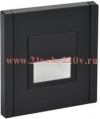 Подсветка LED встраиваемая ИЭК FORTE&PIANO FP157 черный FP-FL20-K02