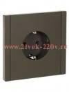 Розетка с заземлением ИЭК FORTE&PIANO FP314 16А автозажим серый FP-R11-16-1-K03