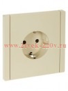 Розетка с заземлением ИЭК FORTE&PIANO FP414 16А автозажим ваниль FP-R11-16-1-K10
