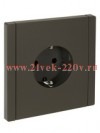 Розетка с заземлением ИЭК FORTE&PIANO FP316 16А серый FP-R11-16-K03