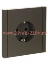 Розетка с заземлением ИЭК FORTE&PIANO 16А FP315 шторки серый FP-R14-16-K03