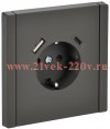 Розетка с зарядкой ИЭК FORTE&PIANO FP347 2Р+Е 16А шторки USB A+C 18Вт серый FP-R14-16-U22-018-K03
