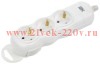 Колодка удлинителя 3-мест. с заземл. РПр03 IEK WYP10-D-KP-16-03-ZS-K01