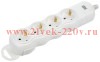 Колодка удлинителя 4-мест. с заземл. РПр04 IEK WYP10-D-KP-16-04-ZS-K01