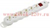 Колодка удлинителя 6-мест. с заземл. с выкл. РПр06В IEK WYP10-D-KP-16-06-ZKS-K01