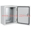 Корпус металлический ЩМП-1 IP54 400х310х220 с монтажн. панелью PRIZMA TOKOV Electric TKE-PZ-MPB54-1