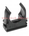Крепеж-клипса для труб d16мм черн. (уп.100шт) TOKOV ELECTRIC TKE-LC-16-C05/100