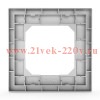 Рамка 1-м Pixel алюм. TOKOV ELECTRIC TKE-PX-RM1-C03