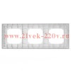 Рамка 3-м Pixel универс. бел. TOKOV ELECTRIC TKE-PX-RM3-C01