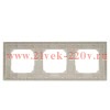 Рамка 3-м Pixel универс. беж. TOKOV ELECTRIC TKE-PX-RM3-C02
