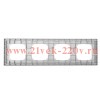 Рамка 4-м Pixel универс. алюм. TOKOV ELECTRIC TKE-PX-RM4-C03