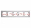 Рамка 5-м Pixel алюм. TOKOV ELECTRIC TKE-PX-RM5-C03