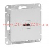 Розетка СП Эпика HDMI механизм алюм. EKF UP1-SOA-HDMI