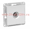 Розетка телевизионная проходная TV СП Эпика механизм алюм. EKF UP1-SOA-TV-2
