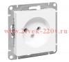 Розетка СП Эпика 16А без заземл. без шторок механизм бел. EKF UP1-SOW-100
