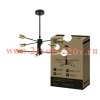 Светильник LOFT SPUTNIK-8E27-BLT 8хE27потолочн. под лампу; латунь черн. IN HOME 4690612062716