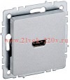 Розетка HDMI ИЭК BRITE алюминий (РHDMI ИЭК BRITE-0-БрА) BR-H10-K47