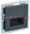 Подсветка ИЭК BRITE LED встраиваемая графит (ПЛ20-БрГ) BR-FL20-K53