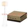 Светильник напольный под лампу ТНО 04-Е27-NW 230В беж. абажур/бел. тренога IN HOME 4690612059563