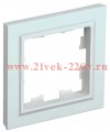 Рамка на 1 пост ИЭК BRITE жемчуг (РУ-1-БрЖ) BR-M12-K36