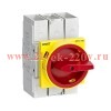 Выкл.-разъед. NF2-25/3HRY дверного монтажа, красно-желтая ручка (R)