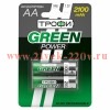ЭРА Аккумуляторная батарея ТРОФИ HR6-2BL 2100 mAh