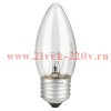 Лампа накаливания B36 40Вт свеча прозрачная E27/E27 230В Эра Б0066505