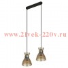 Светильник подвесной (подвес) Rivoli Iris 9186-302 2хЕ27 60 Вт модерн