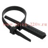 Хомут дюбельный 7.0х150 черн. NO-225-228 (уп.10шт) Эра Б0066338